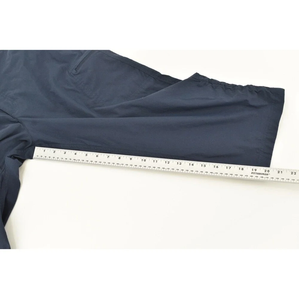 Eddie Bauer Tech Capri Pants Womens 14 Blue First Ascent Guide Water Resist